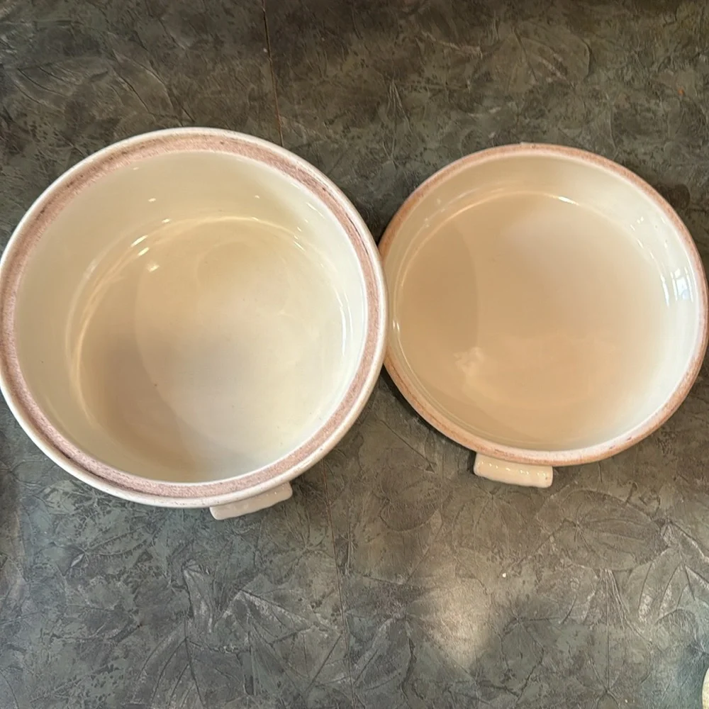 HALL Vintage 2-Quart Casserole Dish With Lid Tea Autumn Leaf - Picture 7 of 9